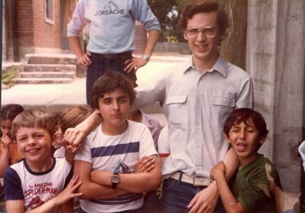 Atomito en la catequesis en 1982